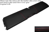 RED STITCH LOWER DASH PANEL LEATHER SKIN COVER FITS SMART FORTWO 451 07-14