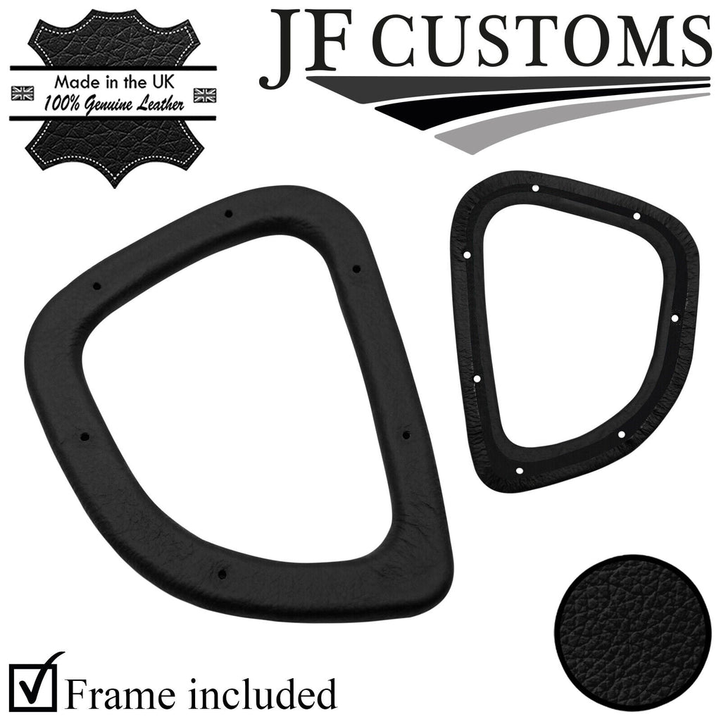 BLACK LEATHER GEAR SURROUND COVER WITH PLASTIC FRAME FOR TVR CHIMAERA 92-03