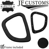 BLACK LEATHER GEAR SURROUND COVER WITH PLASTIC FRAME FOR TVR CHIMAERA 92-03