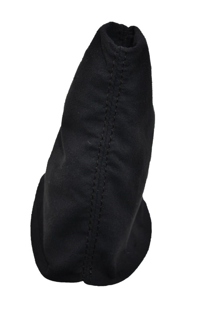 BLACK STITCH FITS CITROEN C2 2003-2009 GEAR GAITER GENUINE SUEDE GAITOR