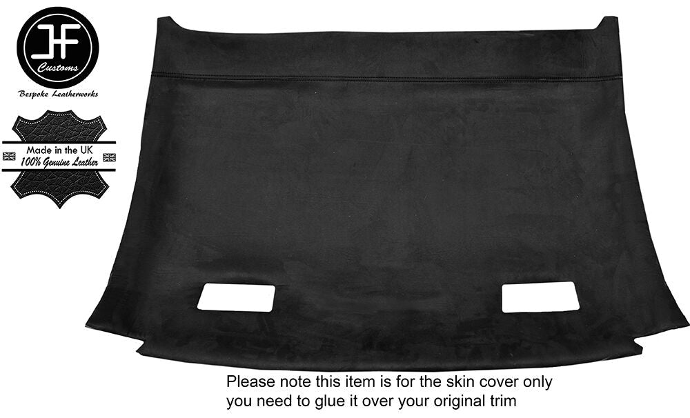 BLACK STITCH ROOF HEADLINING LUXE SUEDE COVER FITS PORSCHE 928 S2 S4 CUSTOM NEW