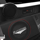 FITS NISSAN 350Z Z33 02-09 RED STITCH LEATHER REAR SUBWOOFER SPEAKER COVER