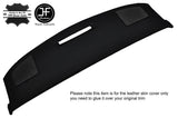 BLACK STITCH TOP DASH DASHBOARD PAD LEATHER COVER FITS CORVETTE C4 1984-1989