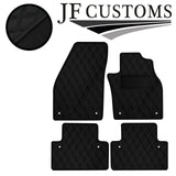 D GREY DIAMOND STITCH VINYL 4XTAILORED FLOOR CARPET FOR VOLVO C30 AUTO 06-13 JF1