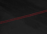 RED STITCH ITALIAN SUEDE HANDBRAKE GAITER+FRAME FITS RANGE ROVER P38 95-02