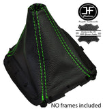 GREEN STITCHING LEATHER GEAR GAITER FITS MAZDA MX5 MIATA EUNOS MK1 1989-1997