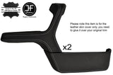 GREY STITCH 2X DOOR HANDLE ARMREST & POCKET LEATHER COVERS FOR BMW E30 SALOON
