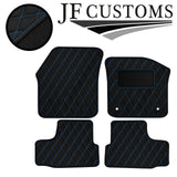 L BLUE DIAMOND STITCH VINYL 4X TAILORED FLOOR CARPET FOR SEAT MII 11-21 JF1