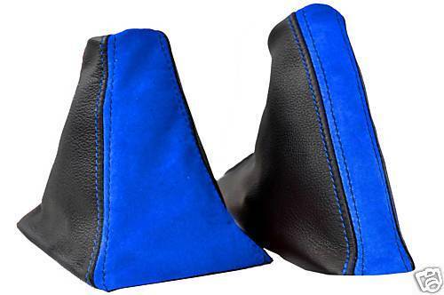 FITS CORSA C GEAR BOOT GAITER HANDBRAKE PU SUEDE 00-2006 CUSTOM NEW MADE IN UK
