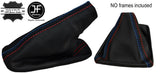 RED & TRI STITCH REAL LEATHER GEAR & HANDBRAKE GAITER FITS BMW F20 F21 11-15