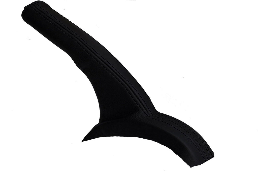 black stitching FITS MITSUBISHI LANCER EVO 4 5 6  HANDBRAKE GAITER LEATHER NEW