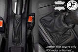 BLACK STITCH LEATHER GEAR HANDBRAKE COVER FOR VAUXHALL OPEL ASTRA G MK4 98-05