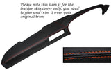 ORANGE STITCH TOP DASH DASHBOARD LEATHER COVER FITS PORSCHE 911 930 & SC 75-84