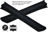 BLACK STITCH 2X A POST PILLAR LEATHER COVERS FITS JEEP GRAND CHEROKEE ZJ 91-98
