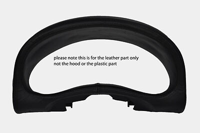 black stitch FITS VAUXHALL OPEL CORSA TIGRA 94-00 GAUGE HOOD SPEEDO LTHR COVER
