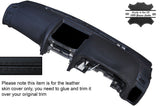 BLACK STITCH DASH DASHBOARD SKIN COVER FITS NISSAN SKYLINE R34 GTR GT-T 98-02