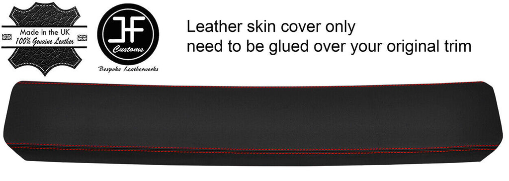 RED  STITCH PANORAMIC SUNROOF TOP TRIM LEATHER COVER FITS TESLA MODEL S 12-18