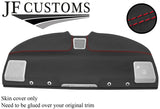 RED STITCH PARCEL SHELF DARK GREY LUXE SUEDE COVER FOR BMW 3 E36 SALOON JF1