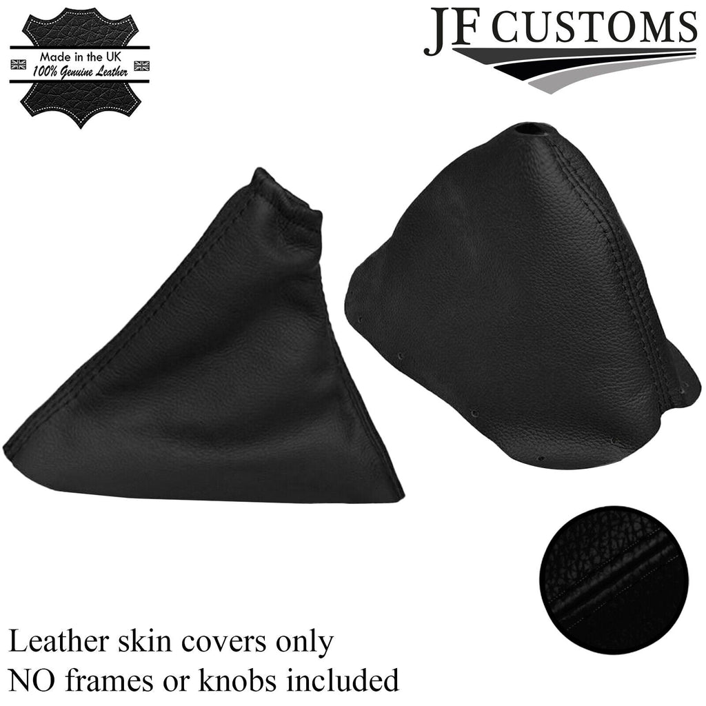 BLACK REAL LEATHER FITS 350Z 33Z 2002-2009 GEAR GAITER HANDBRAKE GAITER