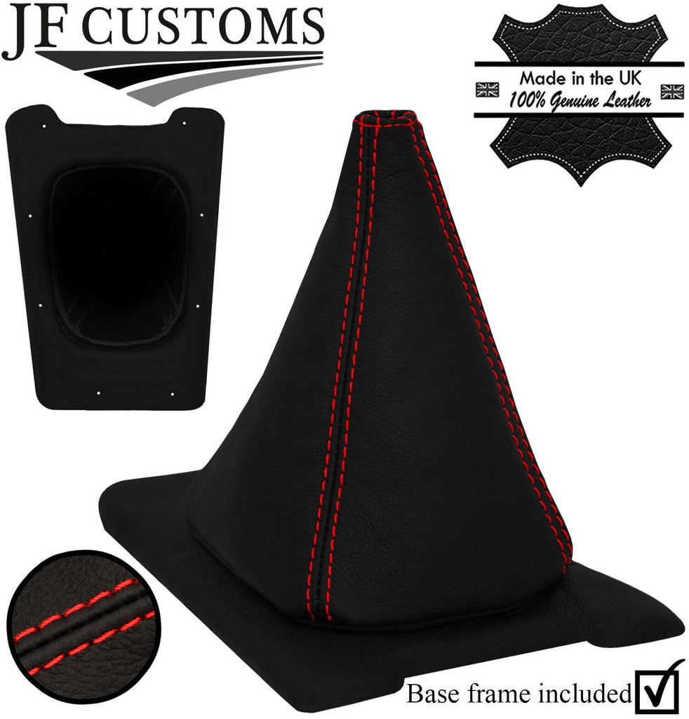 RED  STITCH LEATHER GEAR GEAR WITH BASE SURROUND FOR DATSUN 280ZX 1979-1983