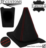 RED  STITCH LEATHER GEAR GEAR WITH BASE SURROUND FOR DATSUN 280ZX 1979-1983