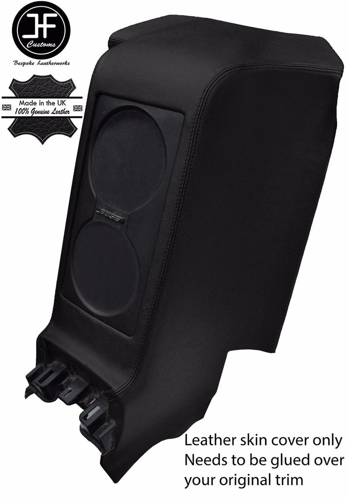 BLACK REAR CENTRE SUBWOOFER PANEL REAL LEATHER COVER FITS GT-R R35 2008-2017