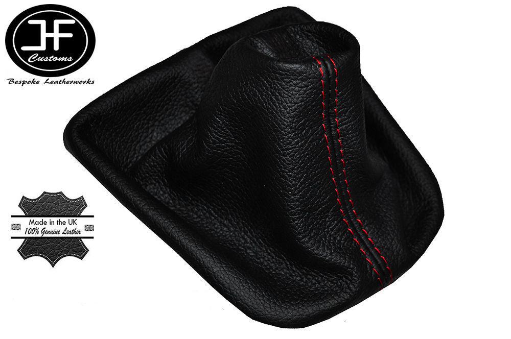 RED STITCH LEATHER GEAR GAITER SHIFT BOOT FITS LAND ROVER FREELANDER 04-06