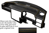 YELLOW STITCH FITS VW T4 TRANSPORTER CARAVELLE CAMPER DASH DASHBOARD LTHR COVER