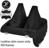 BLACK STITCH REAL LEATHER GEAR GAITER FOR VAUXHALL OPEL FRONTERA B MK2 98-04