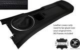BLACK STITCH CONSOLE & GAITER LEATHER COVERS FITS MAZDA MX5 MK3 05-08 STYLE 2