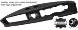 BLACK STITCHING DASH DASHBOARD LEATHER COVER FITS FIAT 124 SPIDER CLASSIC