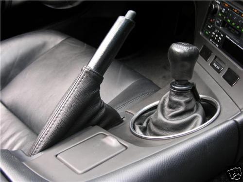 FITS TOYOTA SUPRA MK4 LEATHER GEAR  HANDBRAKE SET 93-02 CUSTOM NEW MADE IN UK