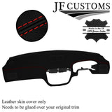 D RED STITCH ITALIAN LEATHER DASHBOARD COVER FOR HONDA CIVIC MK6 EK4 EK9 96-00