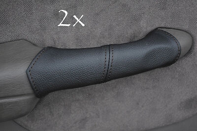 FITS CHRYSLER PT CRUISER 2X DOOR HANDLE  black stitch COVERS CUSTOM NEW
