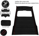 RED STITCH SUN ROOF HEADLINING LUXE SUEDE COVER FOR VW GOLF MK2 83-92 5 DOOR
