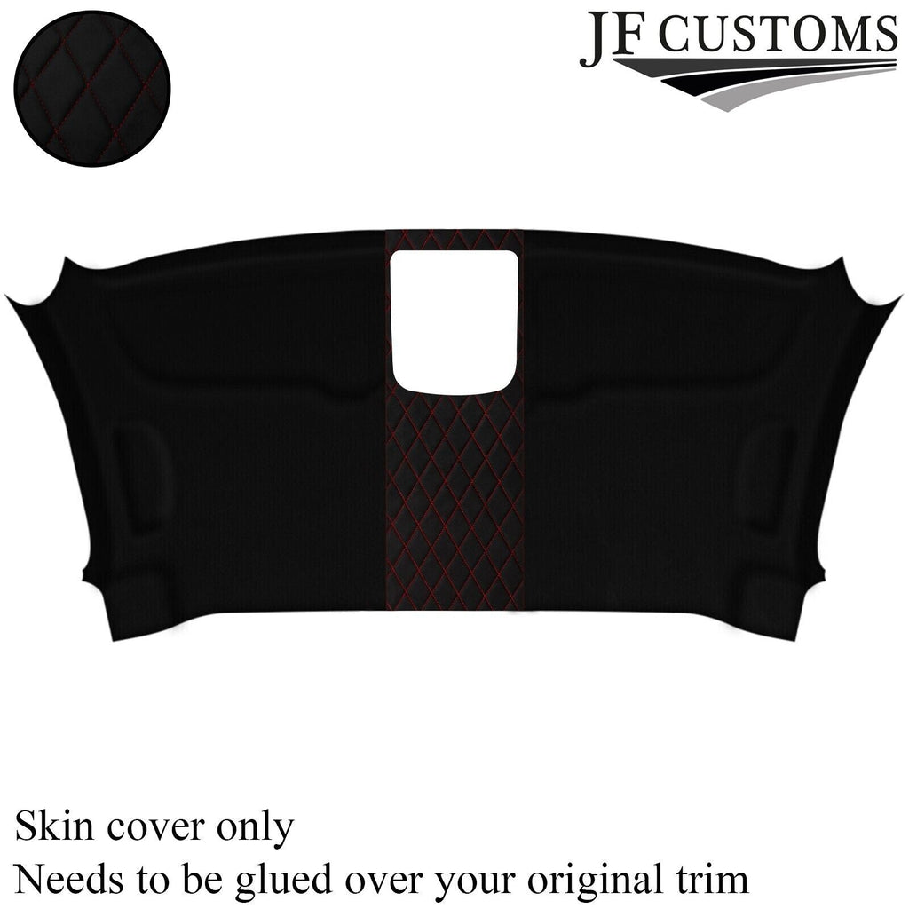 DSG2 D RED STITCH LUXE SUEDE HEADLINER COVER FOR MERCEDES VITO 14-21 VAN