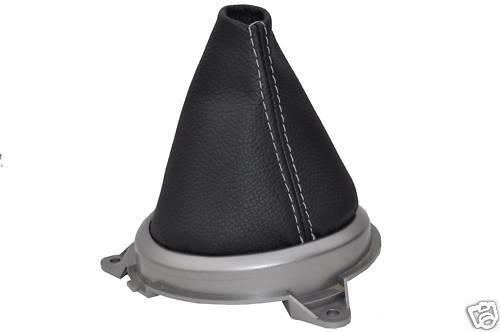 FITS HONDA JAZZ GEAR GAITER SHIFT BOOT WHITE STITCH 2002-2008 CUSTOM NEW