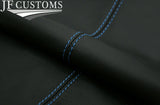 FITS RENAULT TWINGO 2006+ GEAR GAITER LEATHER blue stitch CUSTOM NEW MADE IN UK