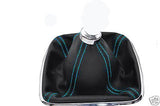 FITS FORD MONDEO MK4 LEATHER GEAR GAITER 07+ blue stitch CUSTOM NEW MADE IN UK