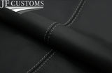 GREY STITCH ITALIAN LEATHER ARMREST COVERS FOR BMW 6 SERIES F12 F13 F06 11-18