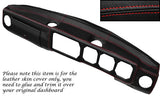 RED STITCH DASH DASHBOARD LEATHER SKIN COVER FITS ALFA ROMEO ALFETTA GTV