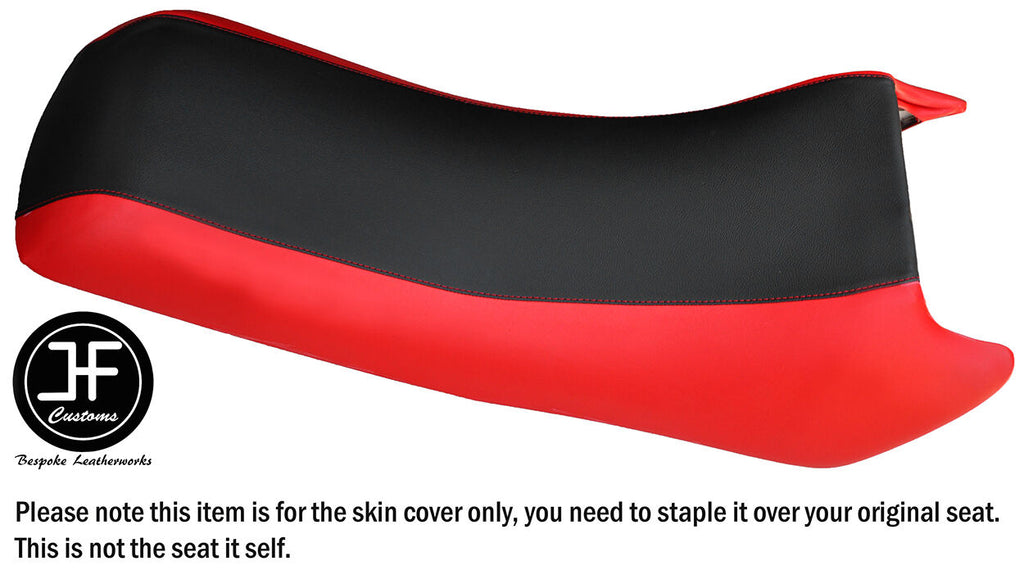 BLACK & B RED VINYL CUSTOM FITS YAMAHA WAVE RUNNER LX 500 650 89-93 SEAT COVER