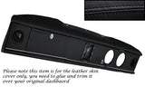 BLACK STITCH DASH DASHBOARD LEATHER SKIN COVER ONLY FITS TRIUMPH TOLEDO 70-77