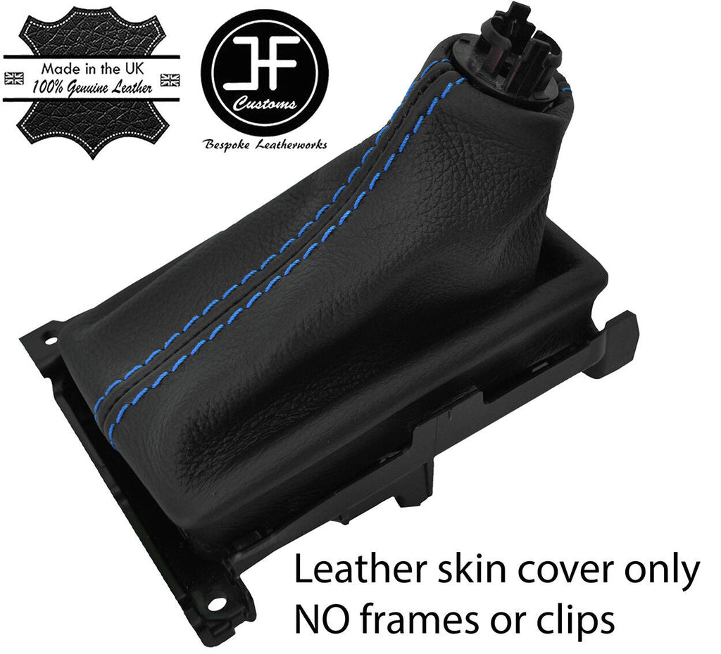 BLUE STITCH REAL LEATHER AUTOMATIC GEAR GAITER FOR LEXUS RC 200 300 350 14-18