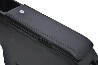 FITS DAIHATSU COPEN BLACK LEATHER ARMREST COVER black CUSTOM NEW MADE IN UK