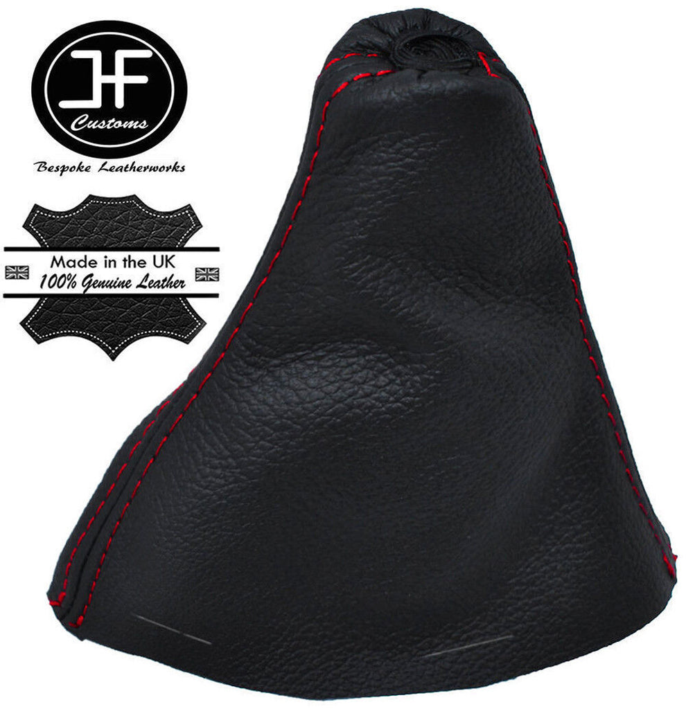 RED STITCH REAL LEATHER GEAR GAITER FITS FIAT ULYSSE CITROEN C8 2002-2014