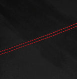 FOR FORD SIERRA COSWORTH RS 4X4 90-92 RED STITCH SUEDE GEAR SURROUND + FRAME