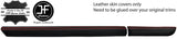 RED STITCH DASH DASHBOARD TRIM LEATHER COVERS FOR RENAULT CLIO MK2 2001-2005