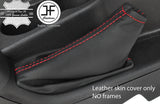 RED STITCHING REAL LEATHER HANDBRAKE GAITER FITS FORD FOCUS 2011-2015 CUSTOM NEW