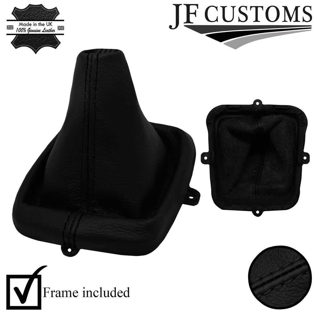 BLACK STITCH LEATHER MANUAL GEAR GAITER + FRAME FOR KIA MAGENTIS 2006-2009